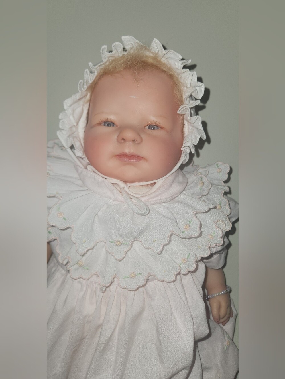 Baby Doll With Bonnet